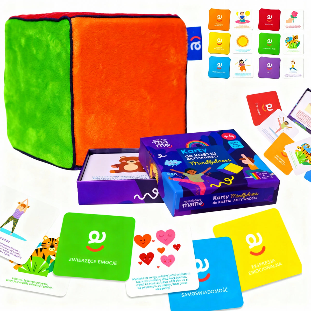 Activity Cube - Mindfulness Card Game for Kids +4 Years 48 CARDS