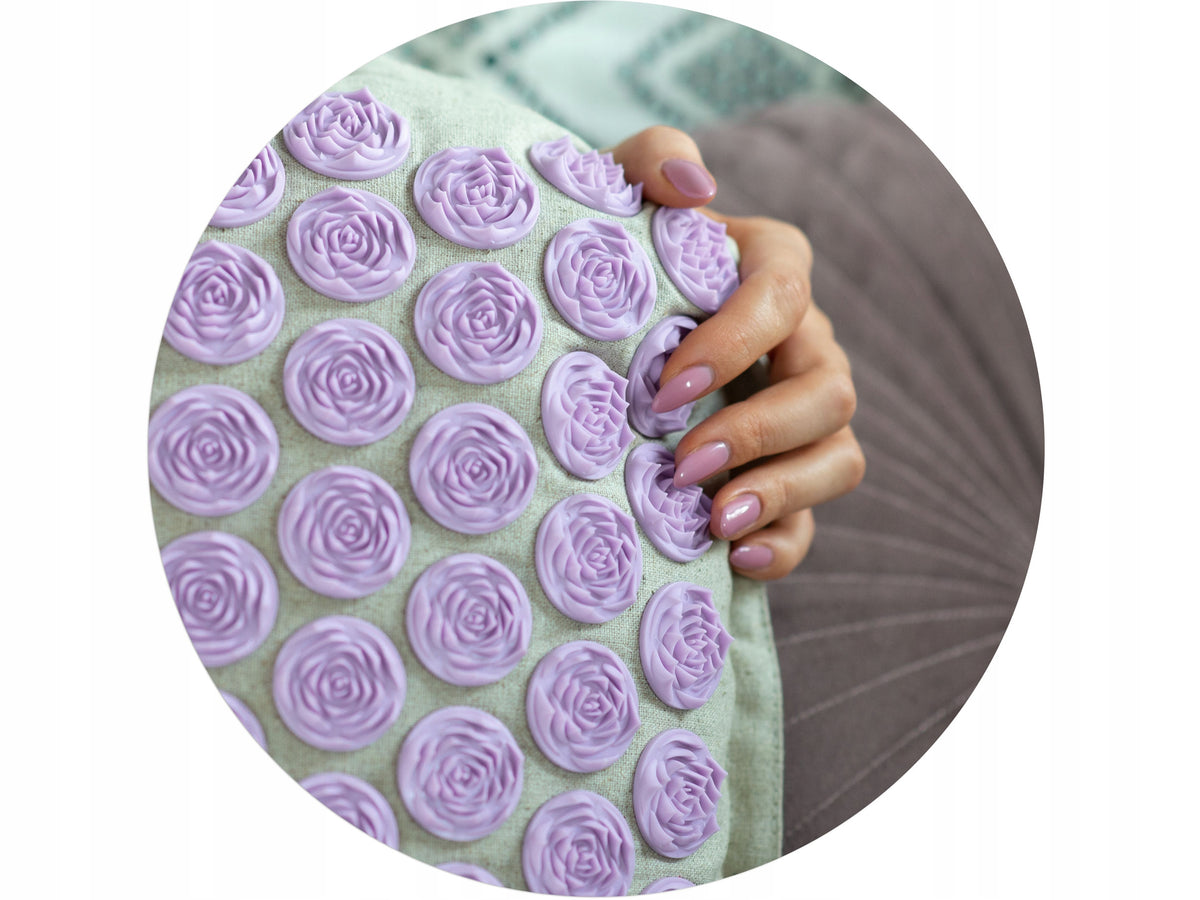 Acupressure Mat with Spikes + Health Pillow RELAXING Spikes MASSAGE Manufacturer code 190203