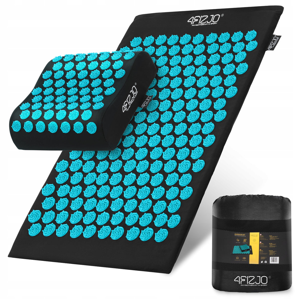 Acupressure mat with pillow with needles ERGO 4FIZJO 68x42 cm