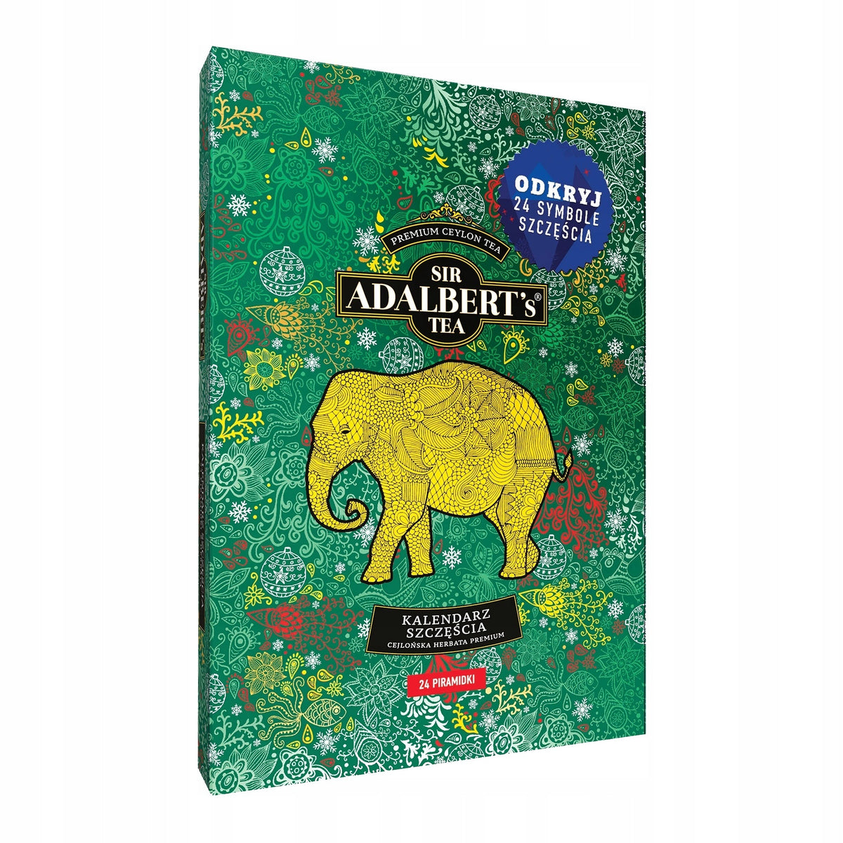 Adalbert's Tea Advent HAPPINESS CALENDAR with Pyramid Teas 48 g