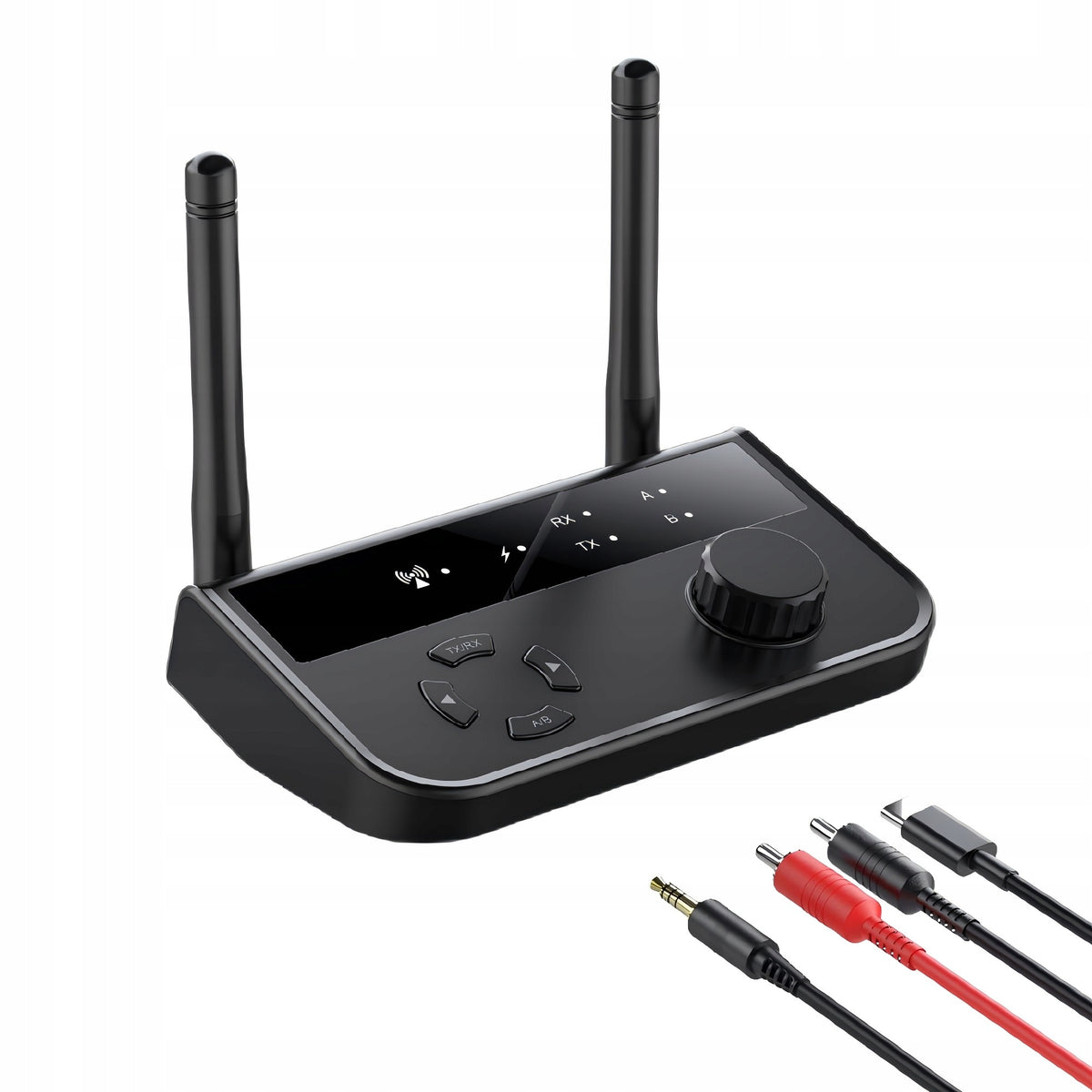 Adapter Audio Transmiter Odbiornik Nadajnik BT5.3 AUX RCA Minijack 2xKanaly
