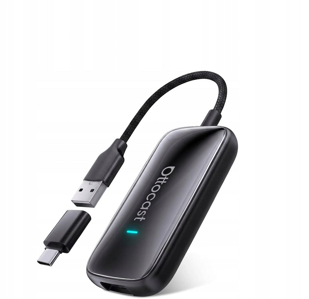 Adapter Ottocast Play2Video CA515 Wireless CarPlay Android YouTube