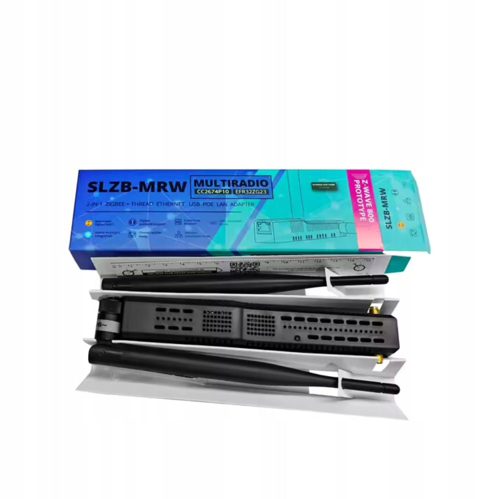 Adapter SMLIGHT SLZB-MRW10 Multiradio PoE Zigbee Thread CC2652P + Z-Wave Packaging status original