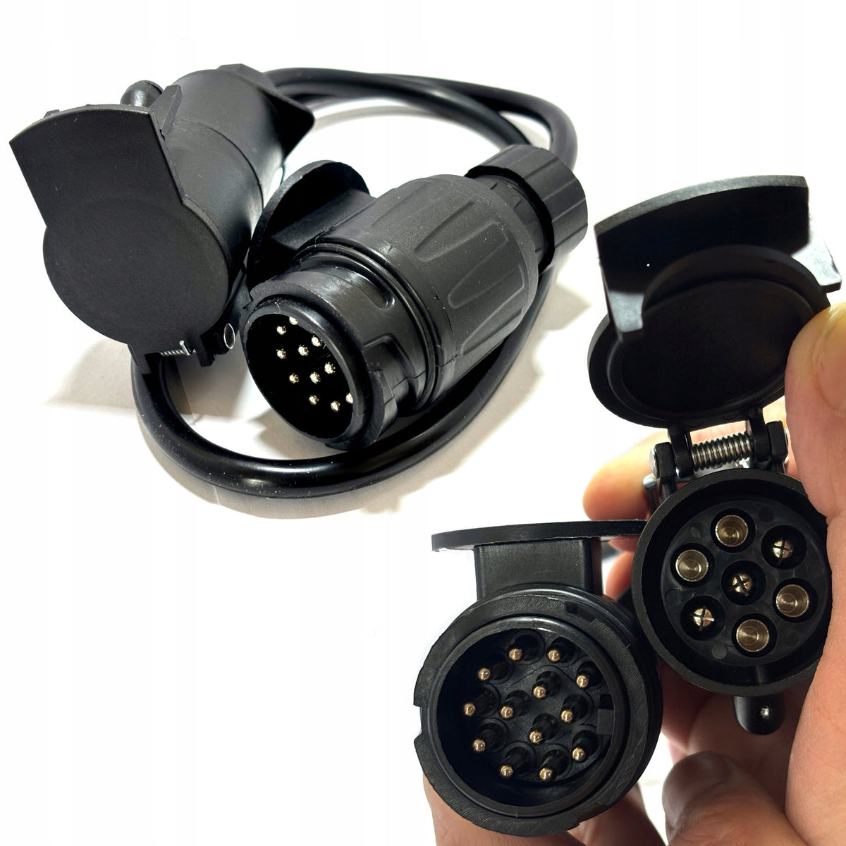 Adapter TRAILER ADAPTER 13 to 7 pin 13/7 CABLE reduction plug 75cm p,