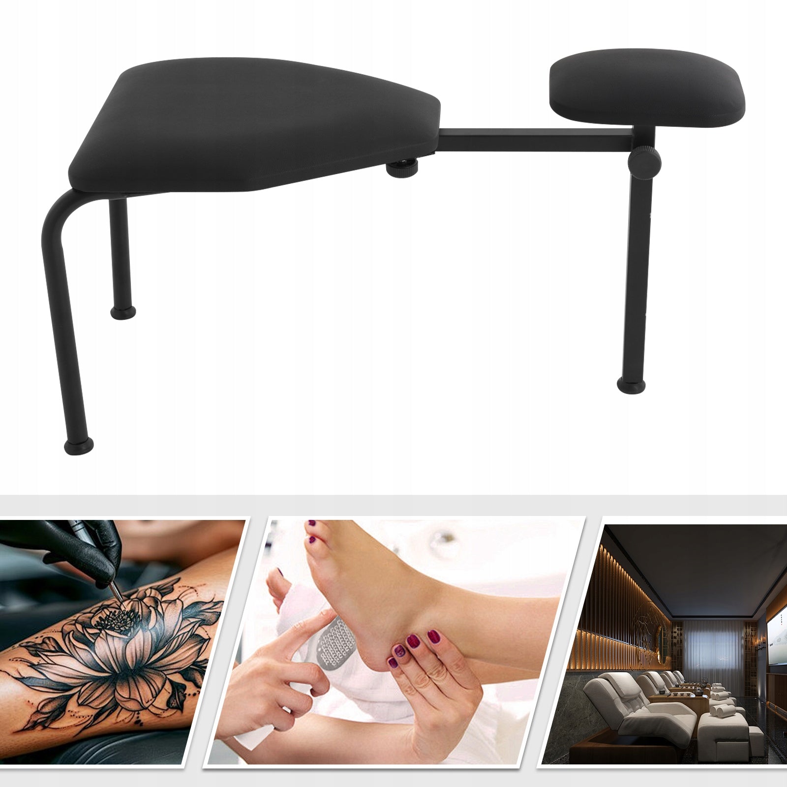 Adjustable Pedicure Stool, Manicure Foot Rest, Modern Pedicure Chair