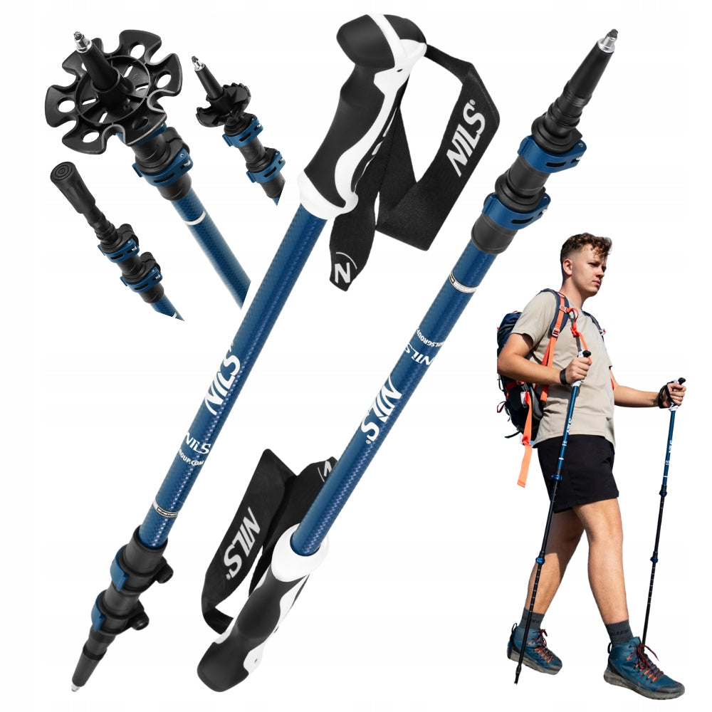 Adjustable Telescopic Nordic Walking Poles For Walking Aluminum