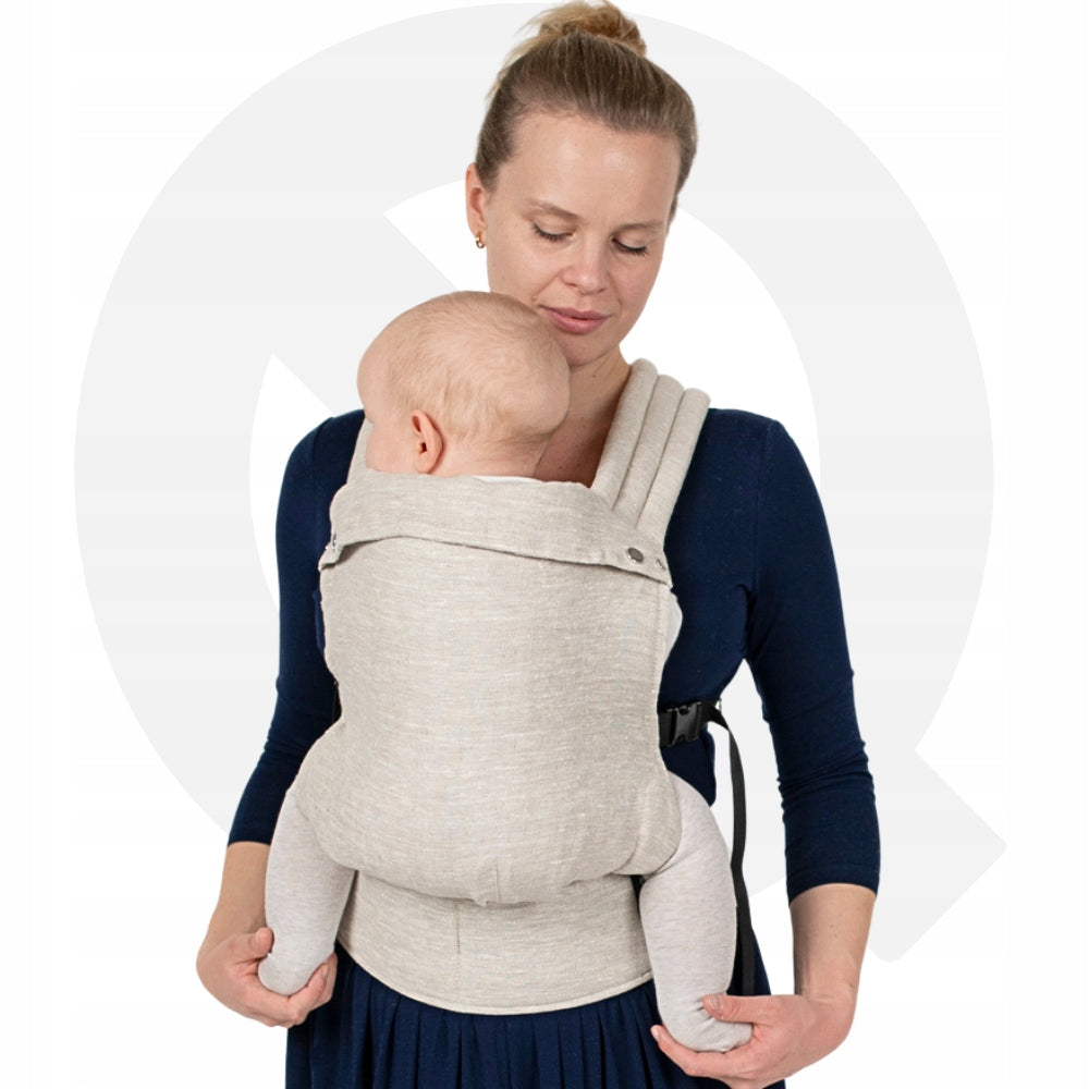 Adjustable carrier QUSY Standard 2.0 - Linen Beige + pads FREEBIE