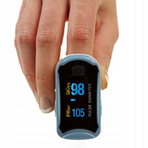 Adult pulse oximeter ChoiceMMed MD300C29 / blue Batteries included yes