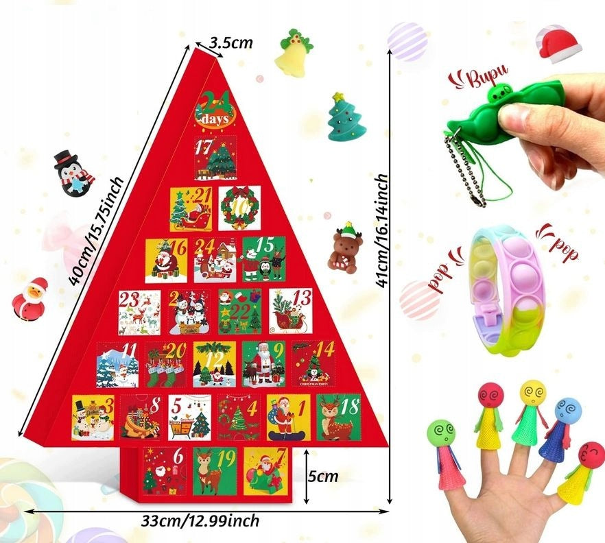 Advent Calendar 24 Mini Sensory Toys Packaging status original