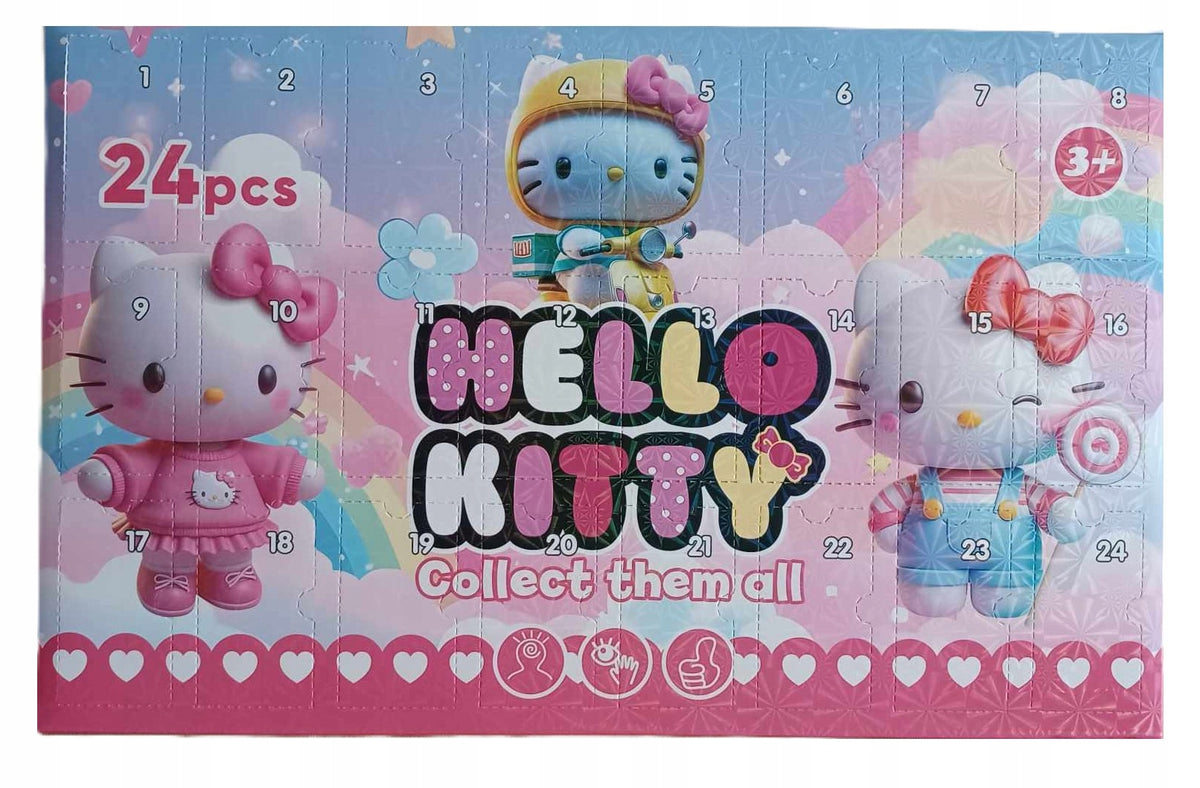 Advent Calendar 24 Pcs Hello Kitty Kuromi Gift Figurines Sanrio Keychain