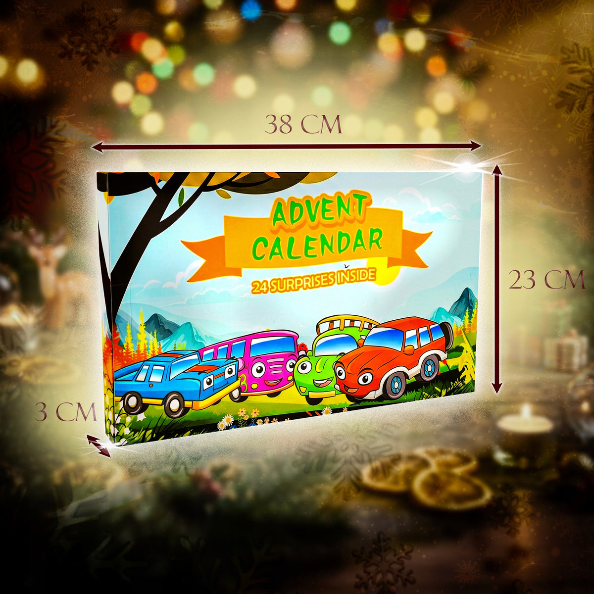 Advent Calendar Cars For Children 24 elements Cars for Children Manufacturer code B60A