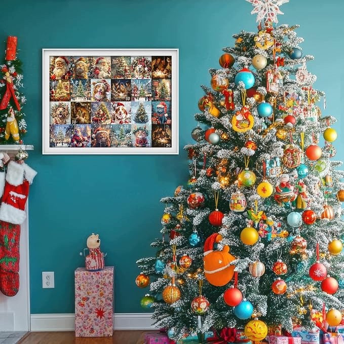 Advent Calendar Christmas Puzzle 24 BOXES, 1008 ELEMENTS m40 Manufacturer code 24 zestawy