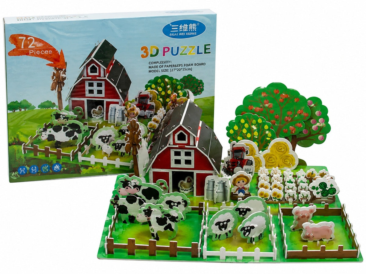 Advent Calendar Farm Animals+Puzzle 3D for Kids CHRISTMAS GIFT Manufacturer code farma
