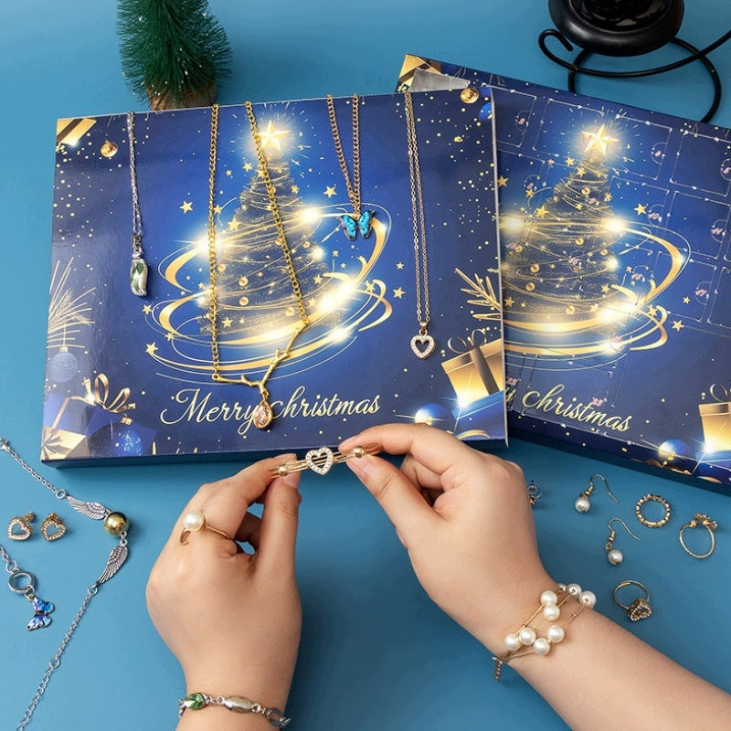 Advent Calendar Jewelry Set, Christmas Gift Brand no brand