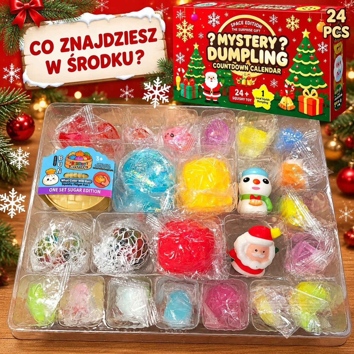 Advent Calendar Large dumpling dumplings squishies squishy Packaging status original