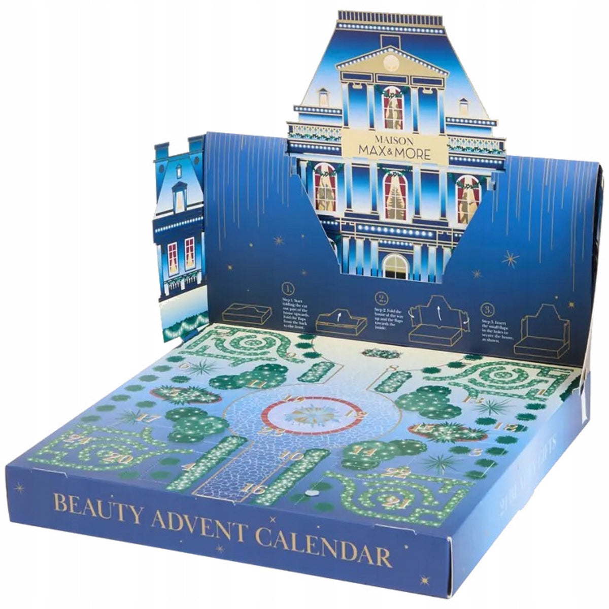 Advent Calendar MAX & MORE 24 LUXURY cosmetics for face and body K24 Packaging status original