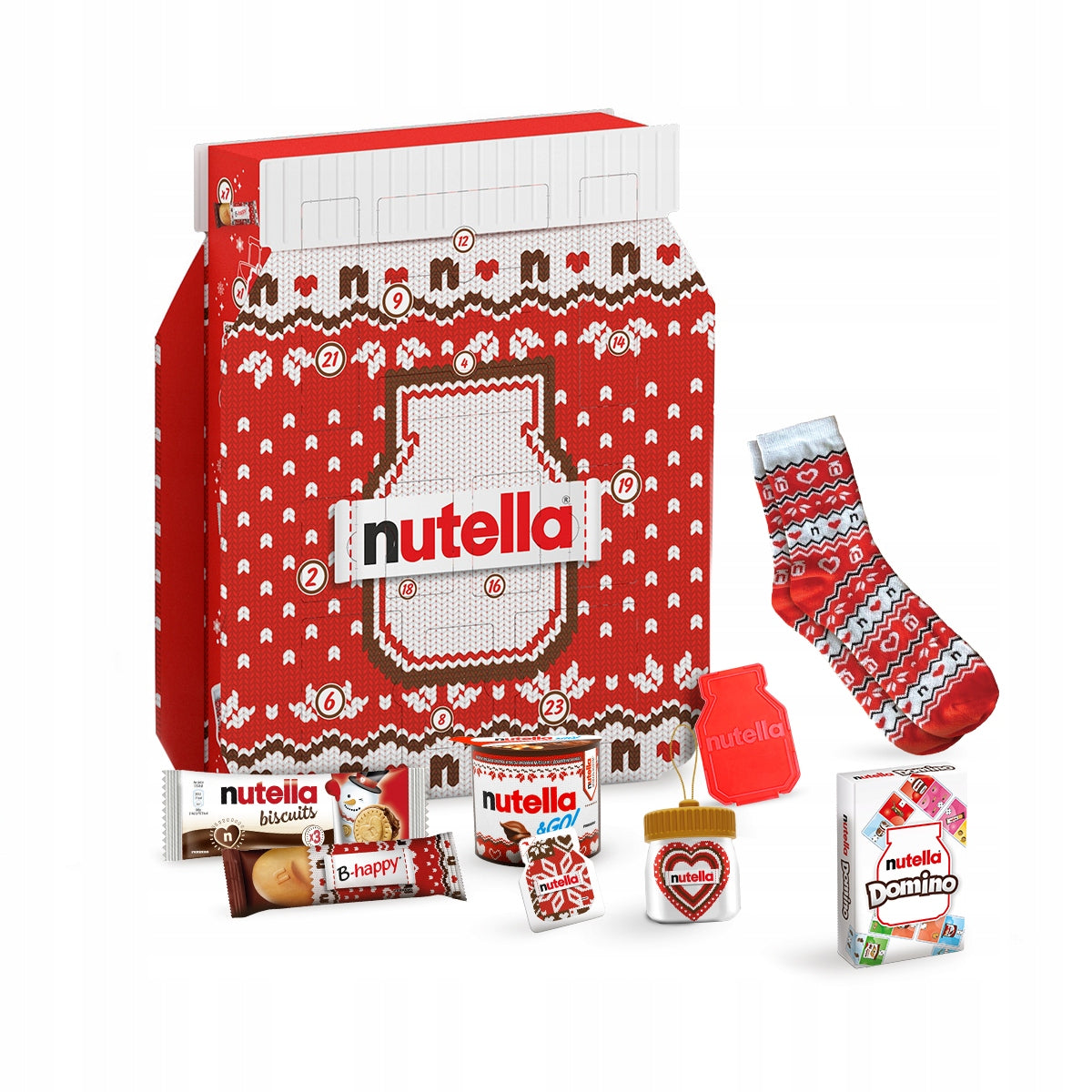 Advent Calendar Nutella mix sweets accessories large 528g for gift