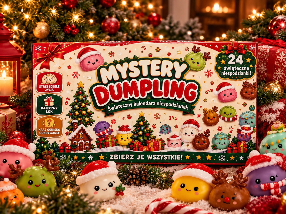 Advent Calendar Squishies Dumplings 24 days Christmas anti-stress cubes Packaging status original