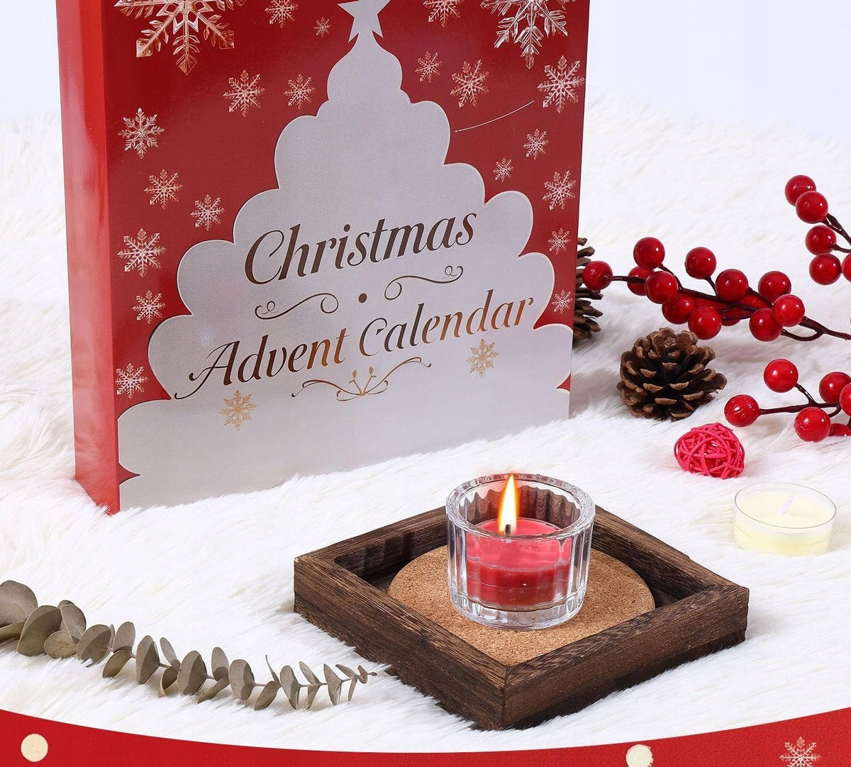 Advent Calendar With Candles Scented Candles Premium 24 x CANDLE Brand no brand