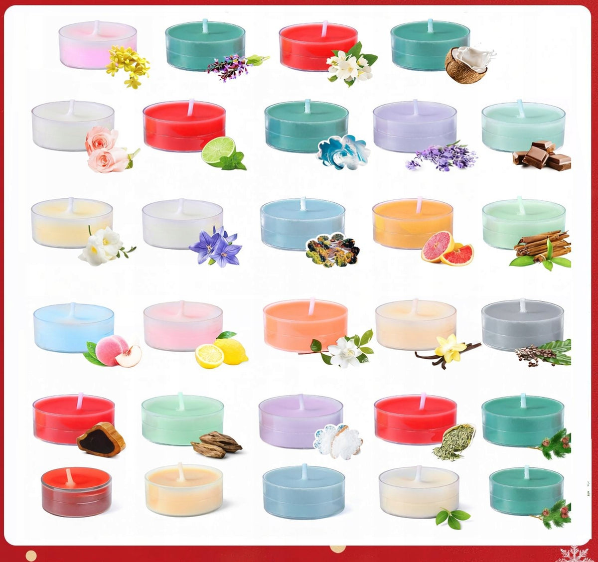 Advent Calendar With Candles Scented Candles Premium 24 x CANDLE Manufacturer code KALENDARZ ADWENTOWY ŚWIECE ZAPACHOWE