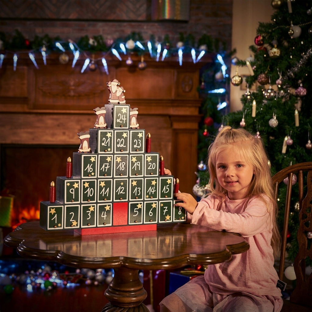 Advent Calendar Wooden Christmas Tree to Complete Standing Manufacturer code 101767
