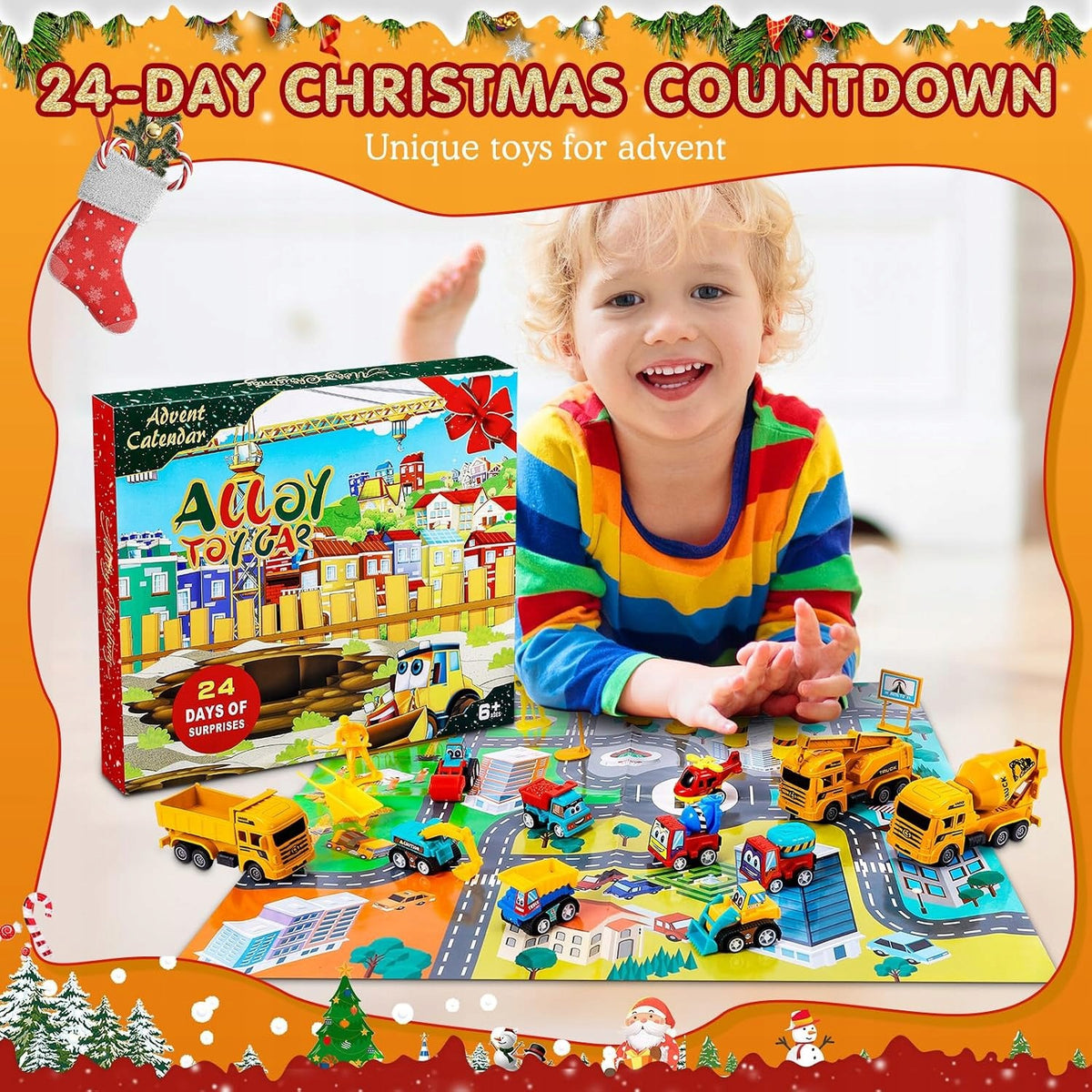 Advent Calendar for Children 2025 with 24 Windows Christmas Countdown Manufacturer code B0DJ8DGRTK