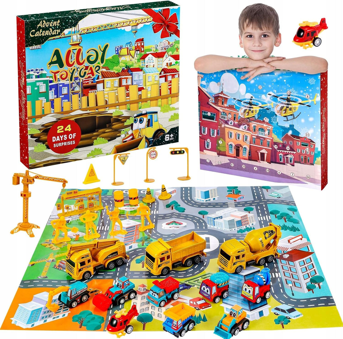 Advent Calendar for Children 2025 with 24 Windows Christmas Countdown