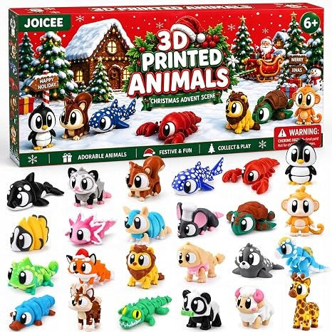 Advent calendar animals 24 surprises for children