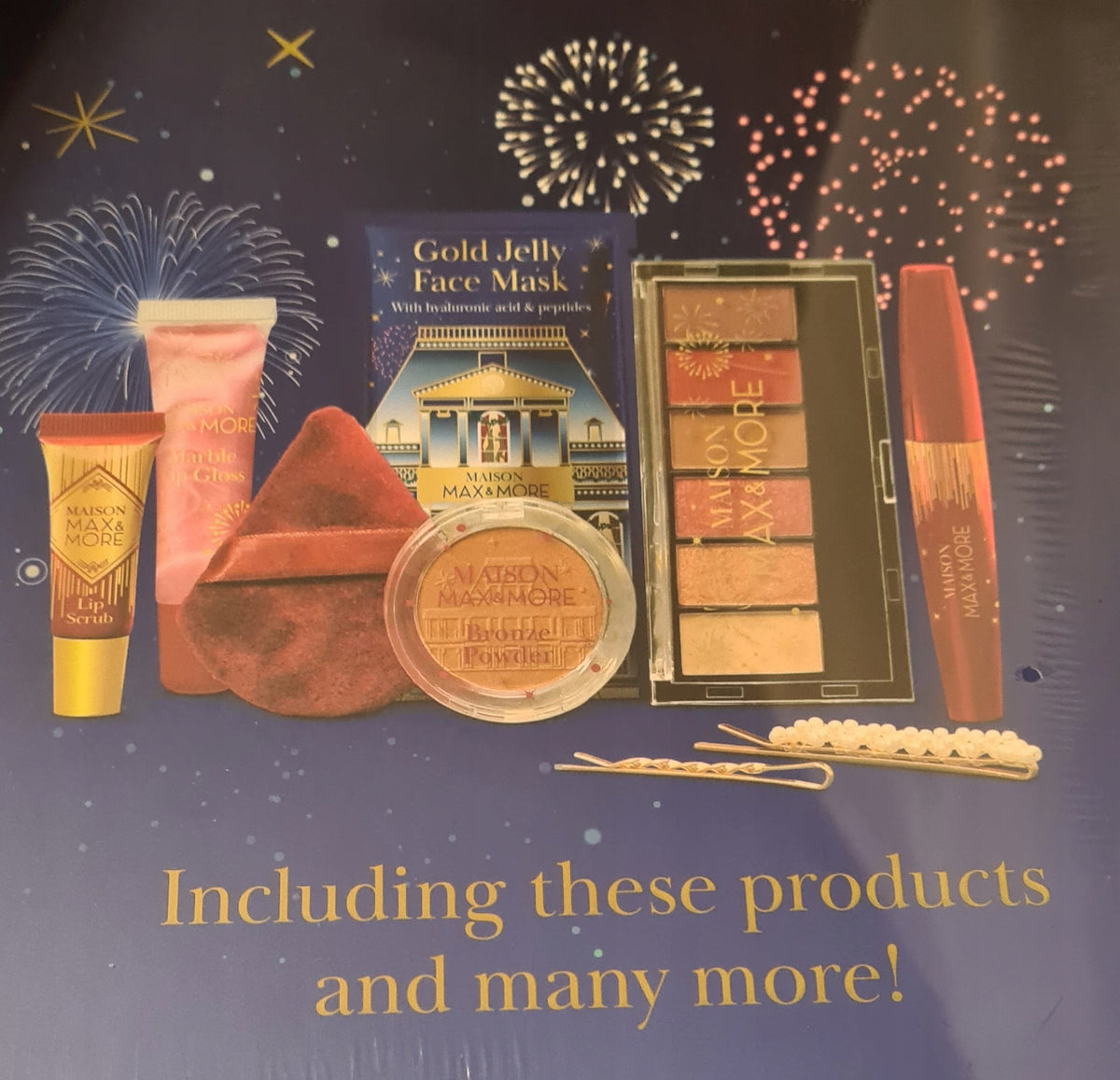 Advent calendar with cosmetics MAX&MORE set of luxury cosmetics Brand Max&More
