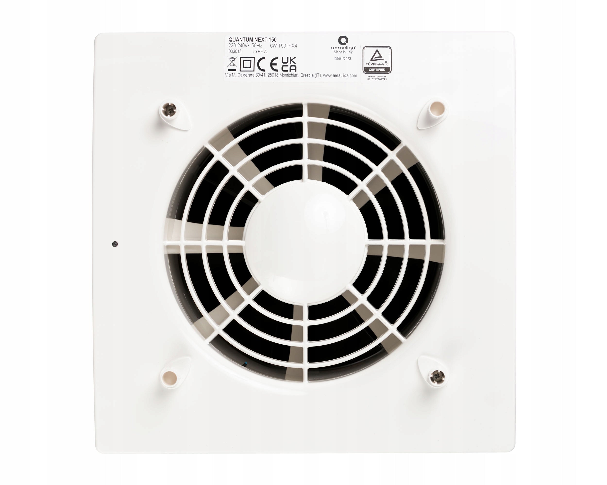 Aerauliqa Quantum Next 150 recuperator Kind heat recovery ventilator
