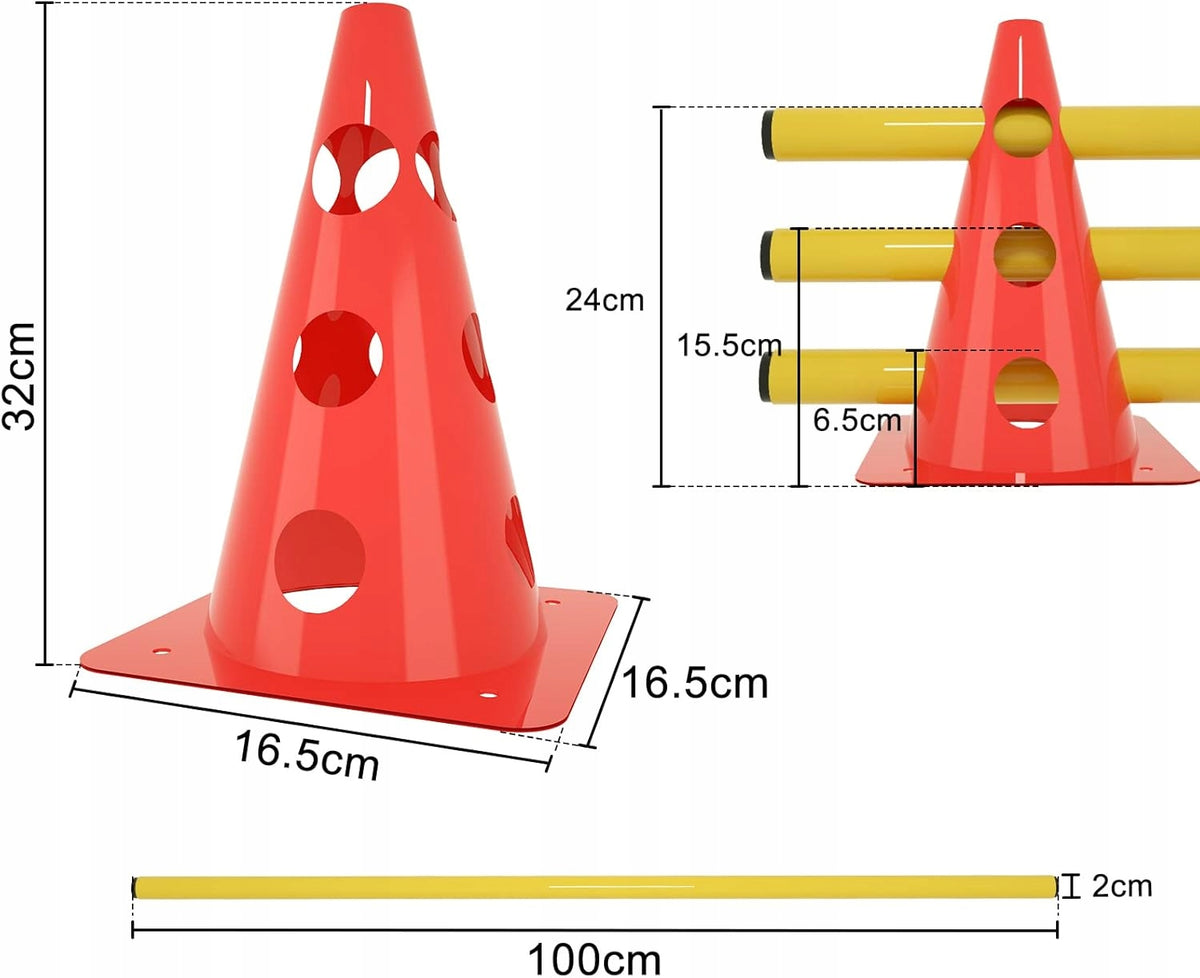 Agility Dog Obstacle Set for Kids, Jumping Track for Dogs Manufacturer code Zestaw do agility dla psów