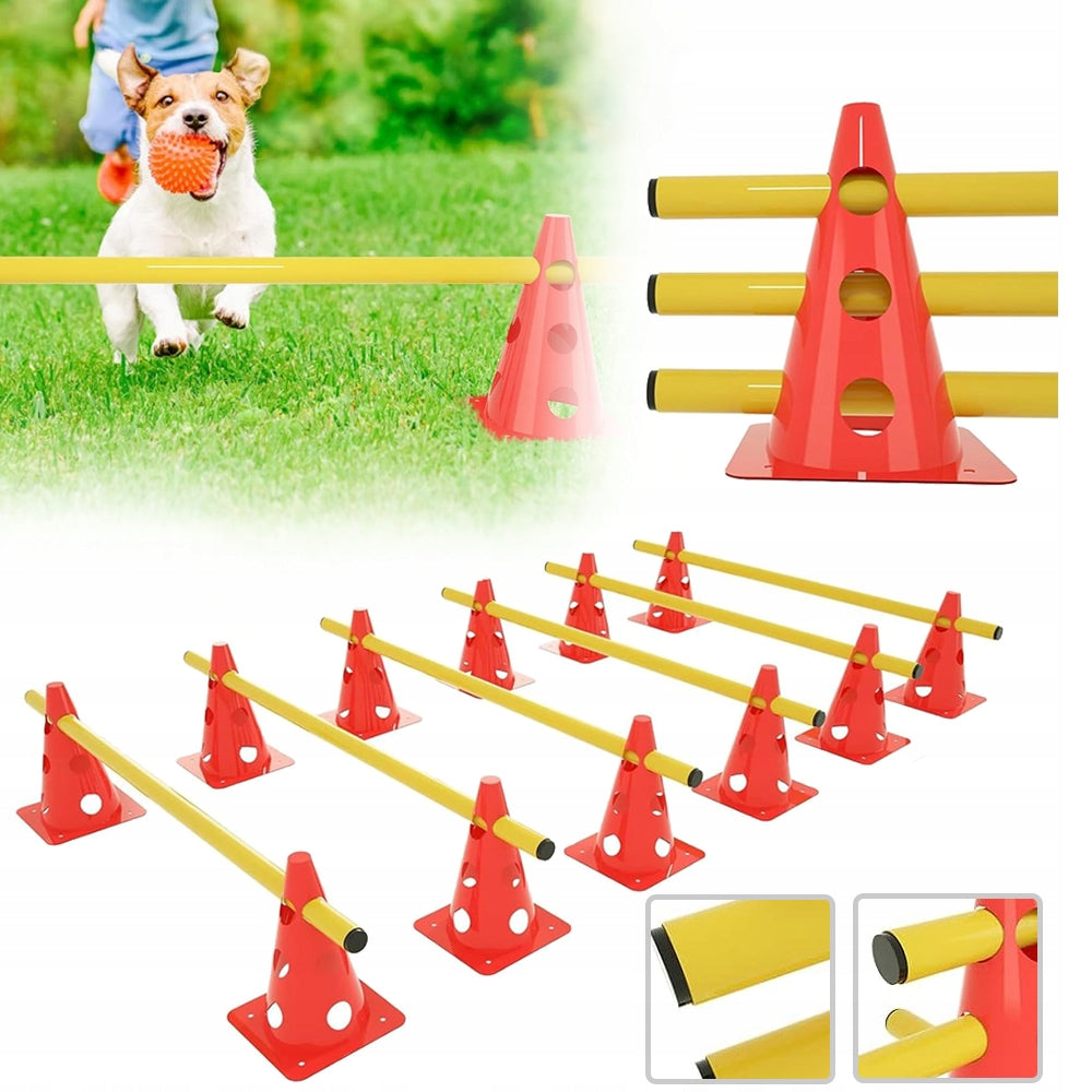 Agility Dog Obstacle Set for Kids, Jumping Track for Dogs