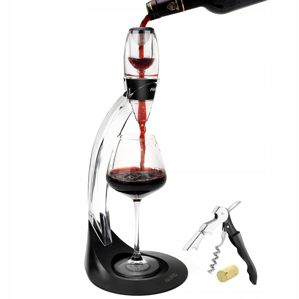 Air Aerator for Wine Automatic Decanter with Filter Stand AIKARO