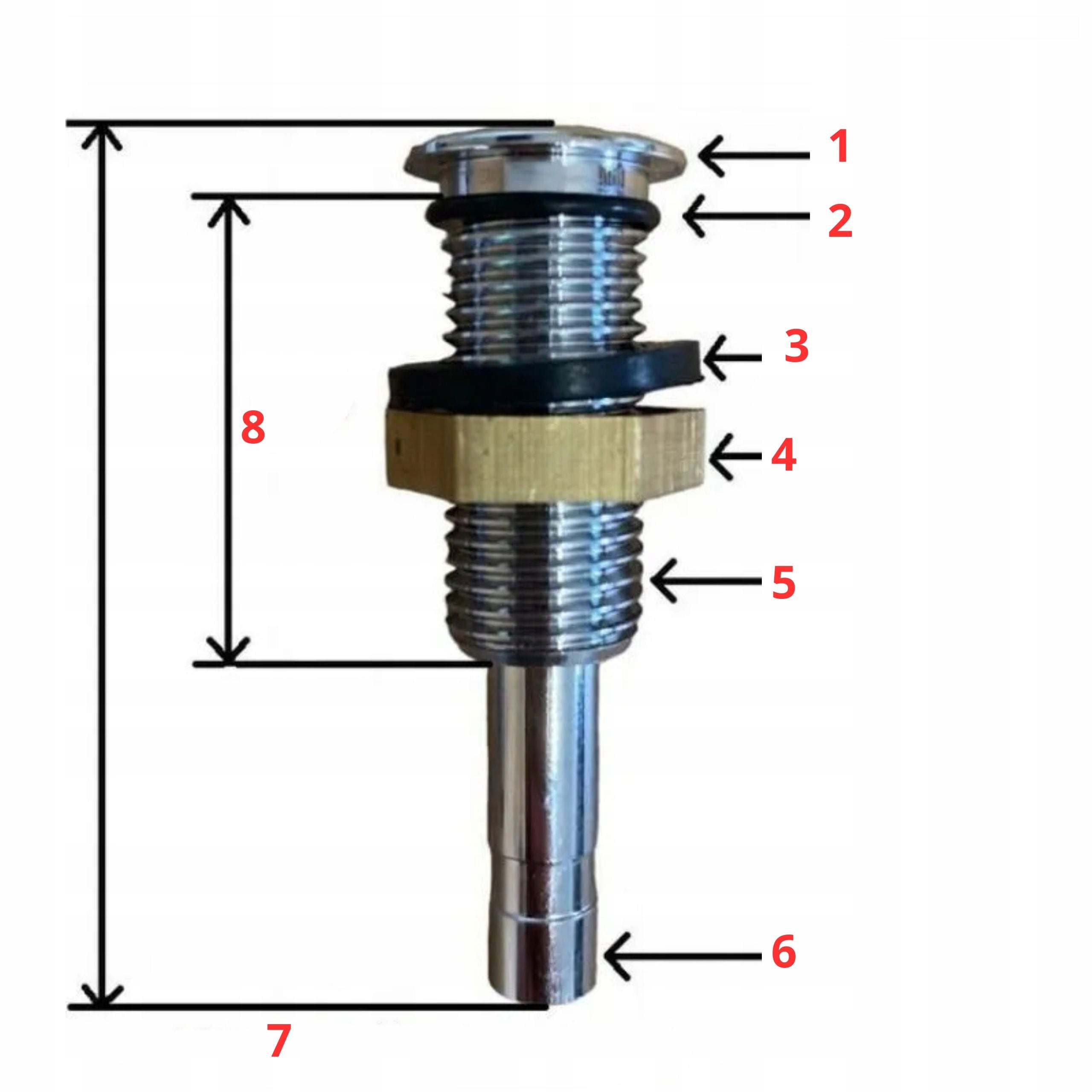 Air Bale Stainless Steel Aeromassage JACUZI NOZZLE Packaging status original