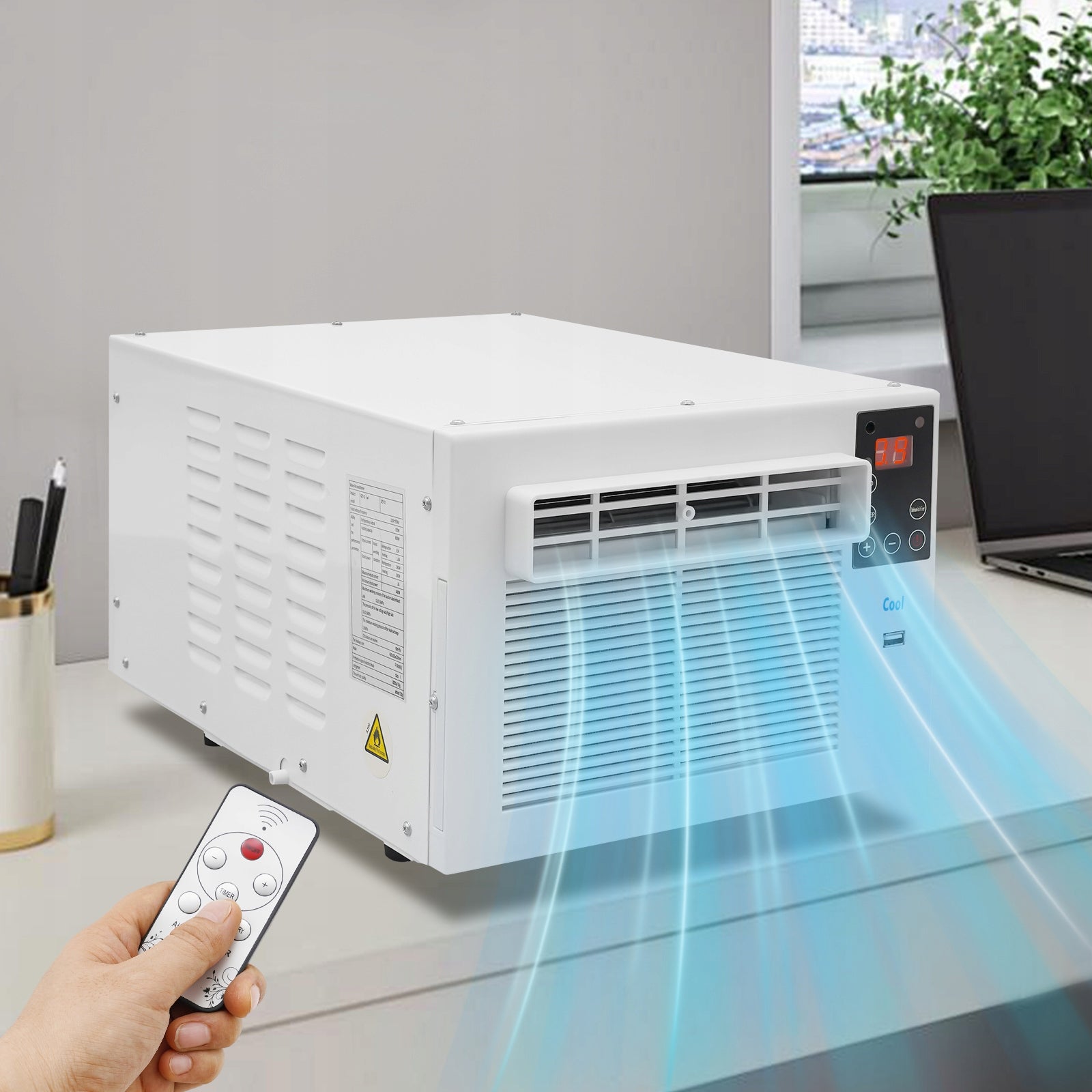 Air Conditioner, 3 in1 Mobile Portable Air Conditioner 750W 220V Manufacturer code buynest