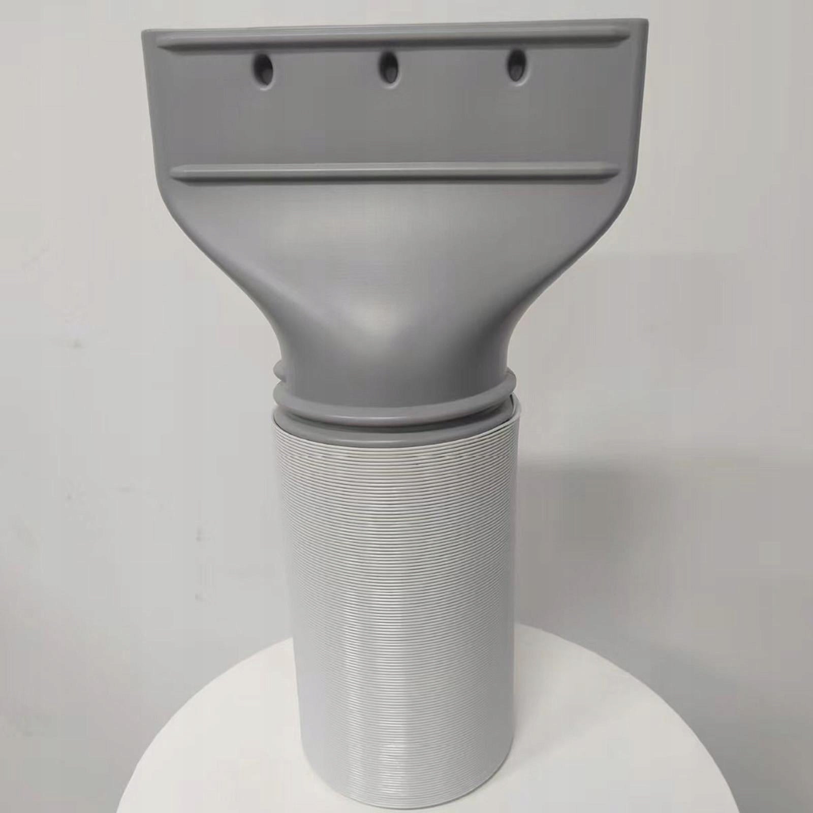 Air Conditioner Exhaust Hose Coupler Flat Mouth Interface Window Adapter