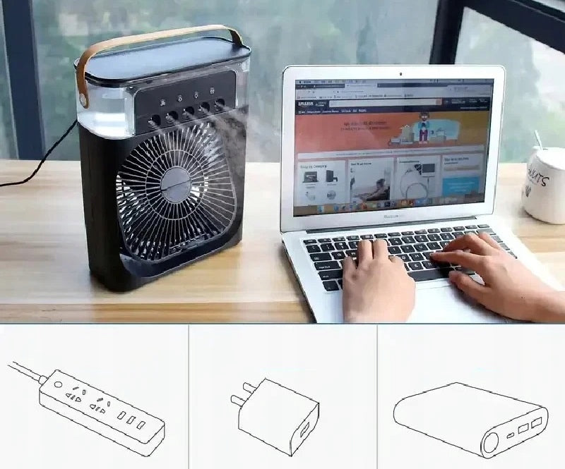Air Conditioner Fan Portable Outdoor For Tourist Office Brand no brand