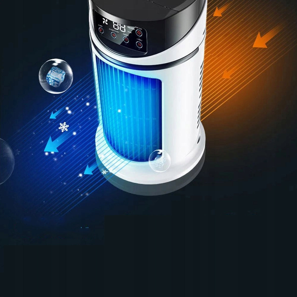 Air Conditioner Mini Room Portable Room Climate Small Windmill Type fresh air heater