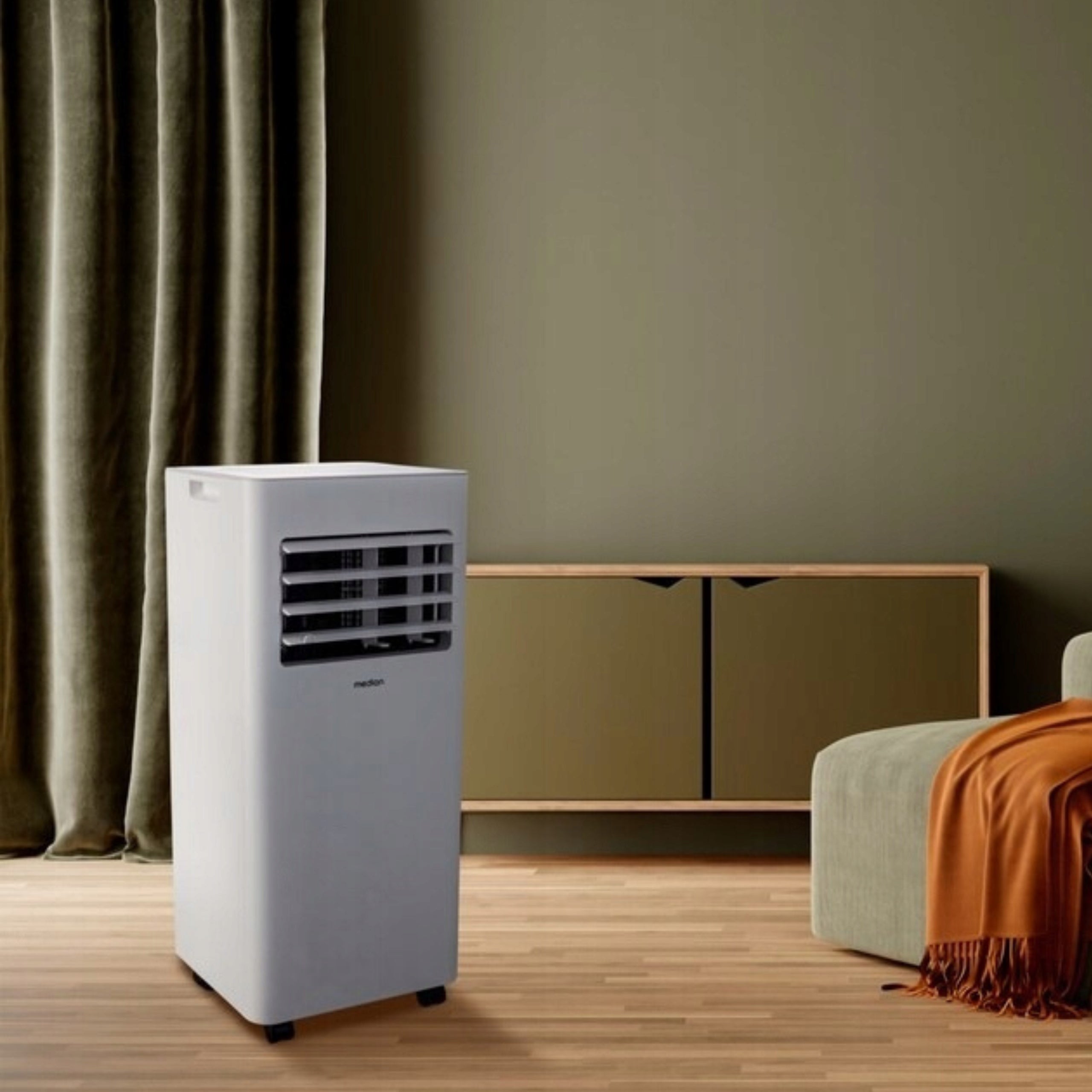 Air Conditioner Portable Mobile Powerful 25m2 MD37730 7000BTU White Packaging status original