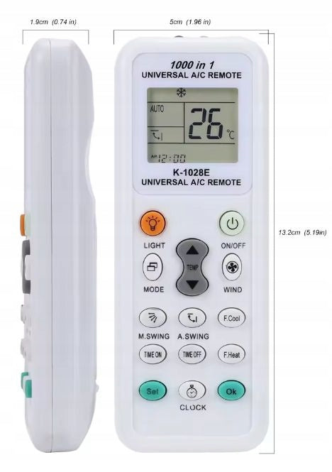 Air Conditioner Remote Control Universal Air Conditioning Replacement Sanyo Fujitsu LG EAN (GTIN) 0691106415142