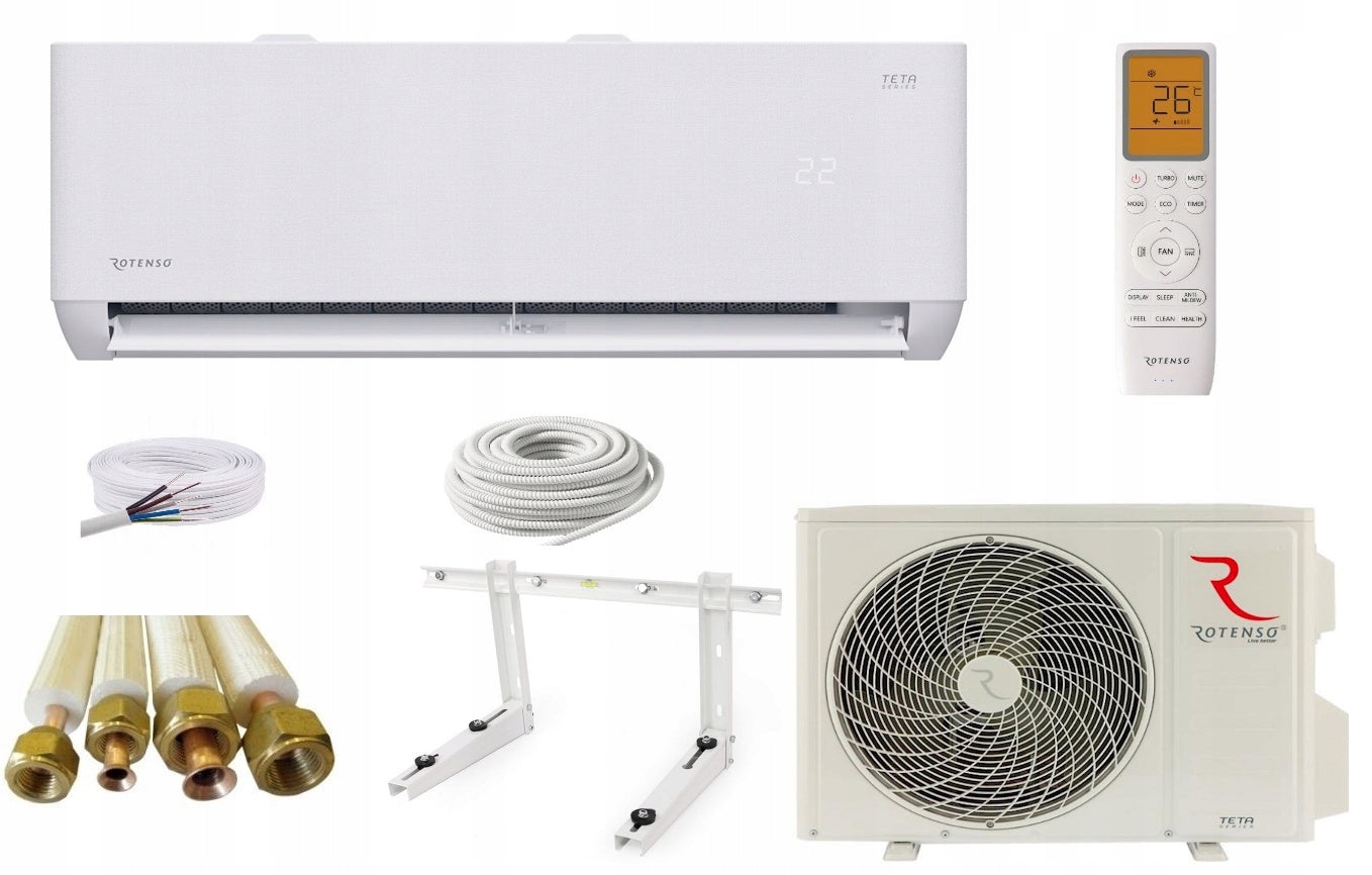 Air Conditioner Rotenso Teta 3,5kw WIFI Heating Air Conditioning Assembly Kit