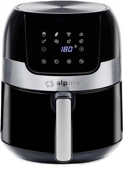 Air Fryer 3.5l 1400W Timer Alpina Black