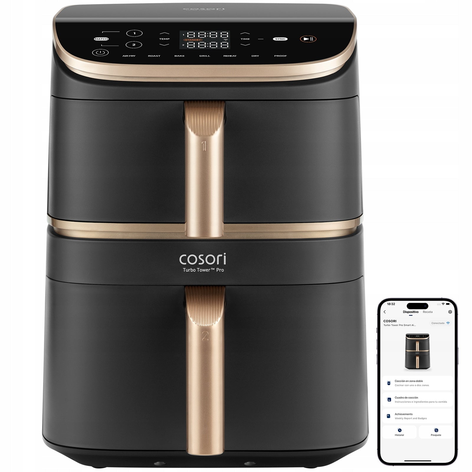 Air Fryer Cosori Turbo Tower Pro Smart 10,8L Brand Cosori