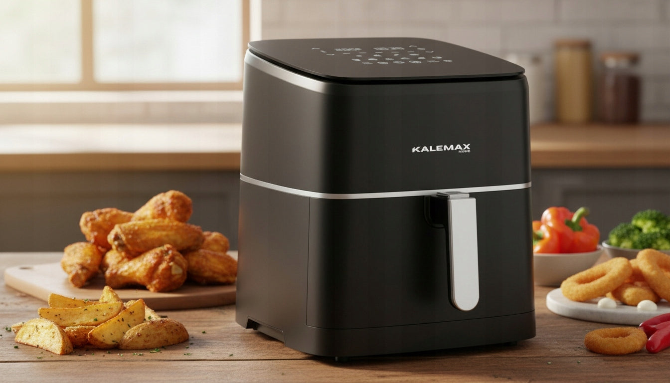 Air Fryer Fat Free Air Fryer 9L Fryer Programs Large Bowl Strong Brand KALEMAX