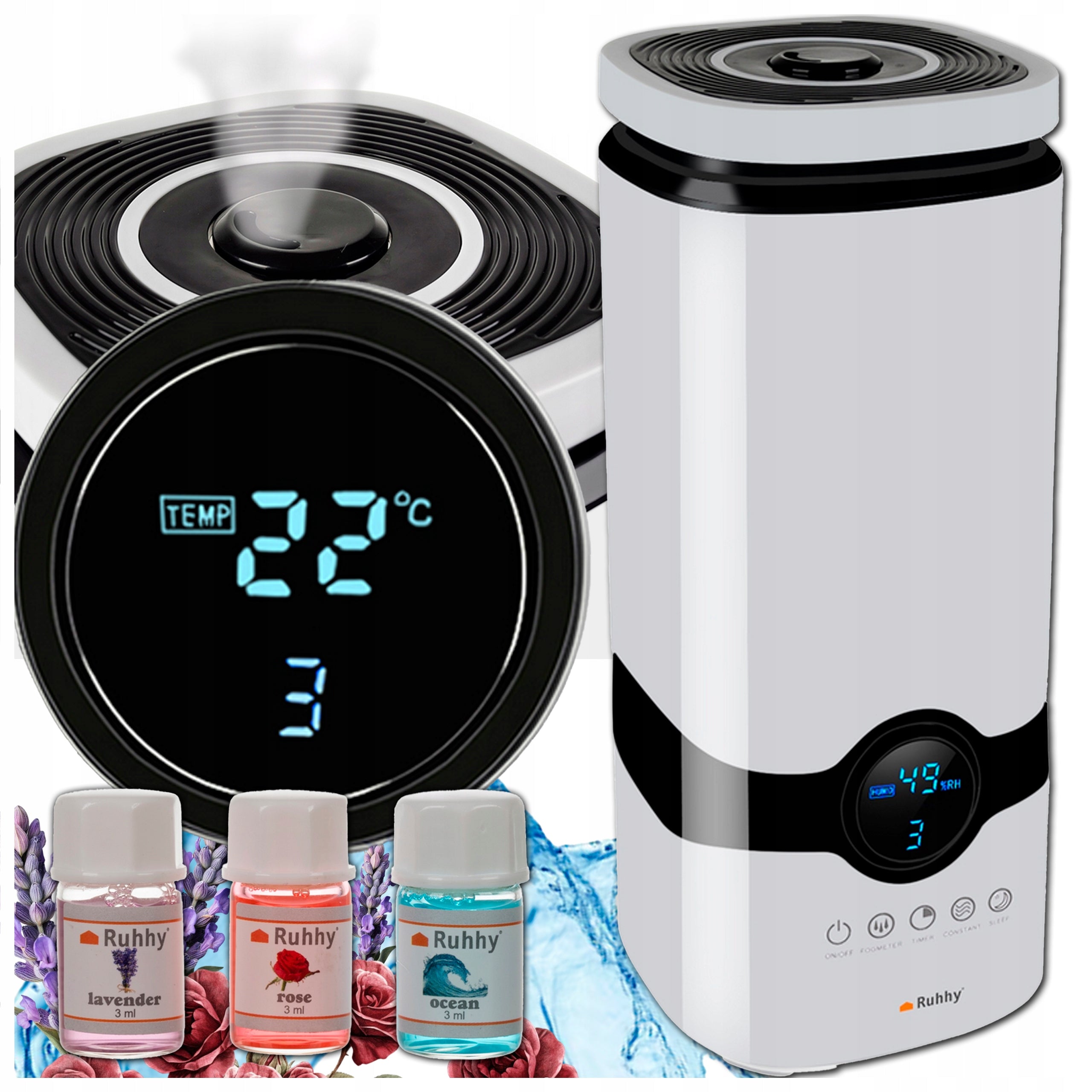 Air Humidifier Aromatherapy Ionizer Fragrance Diffuser Automatic Brand Ruhhy