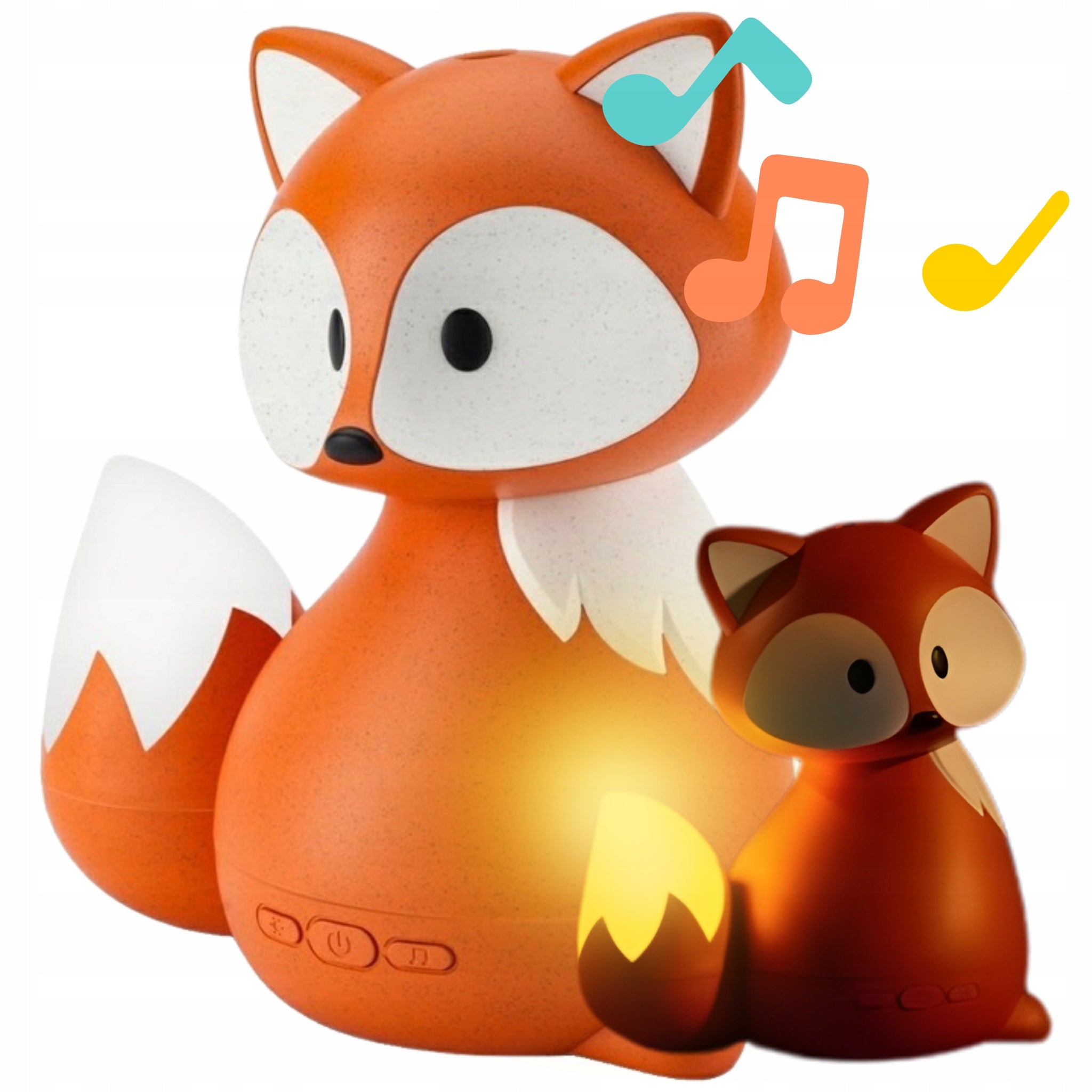 Air Humidifier Diffuser Fox Aromatherapy Music LED Orange