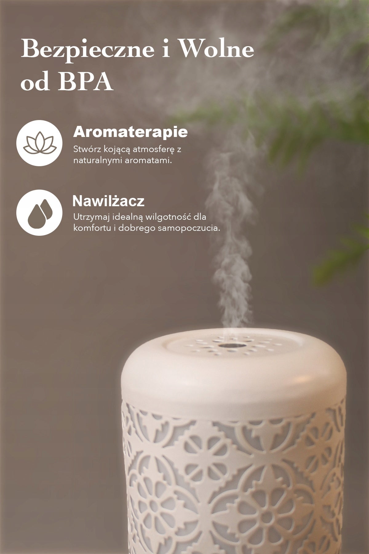 Air Humidifier Essential Oil DIFFUSER Scented QUIET Lamp EAN (GTIN) 5905623629988