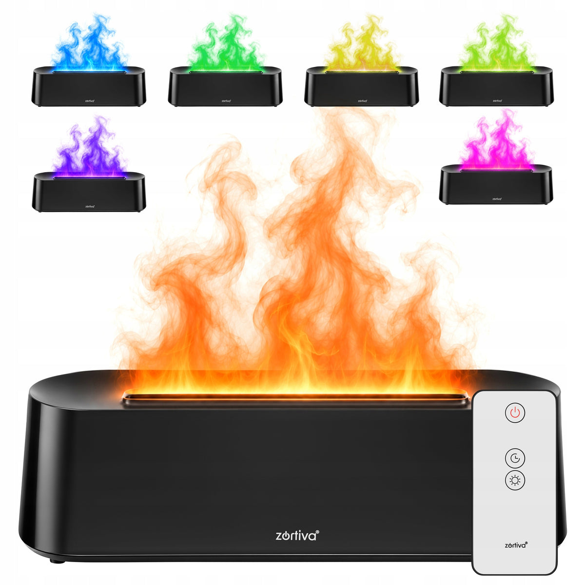 Air Humidifier Fragrance Diffuser Aromatherapy LED Flame Effect
