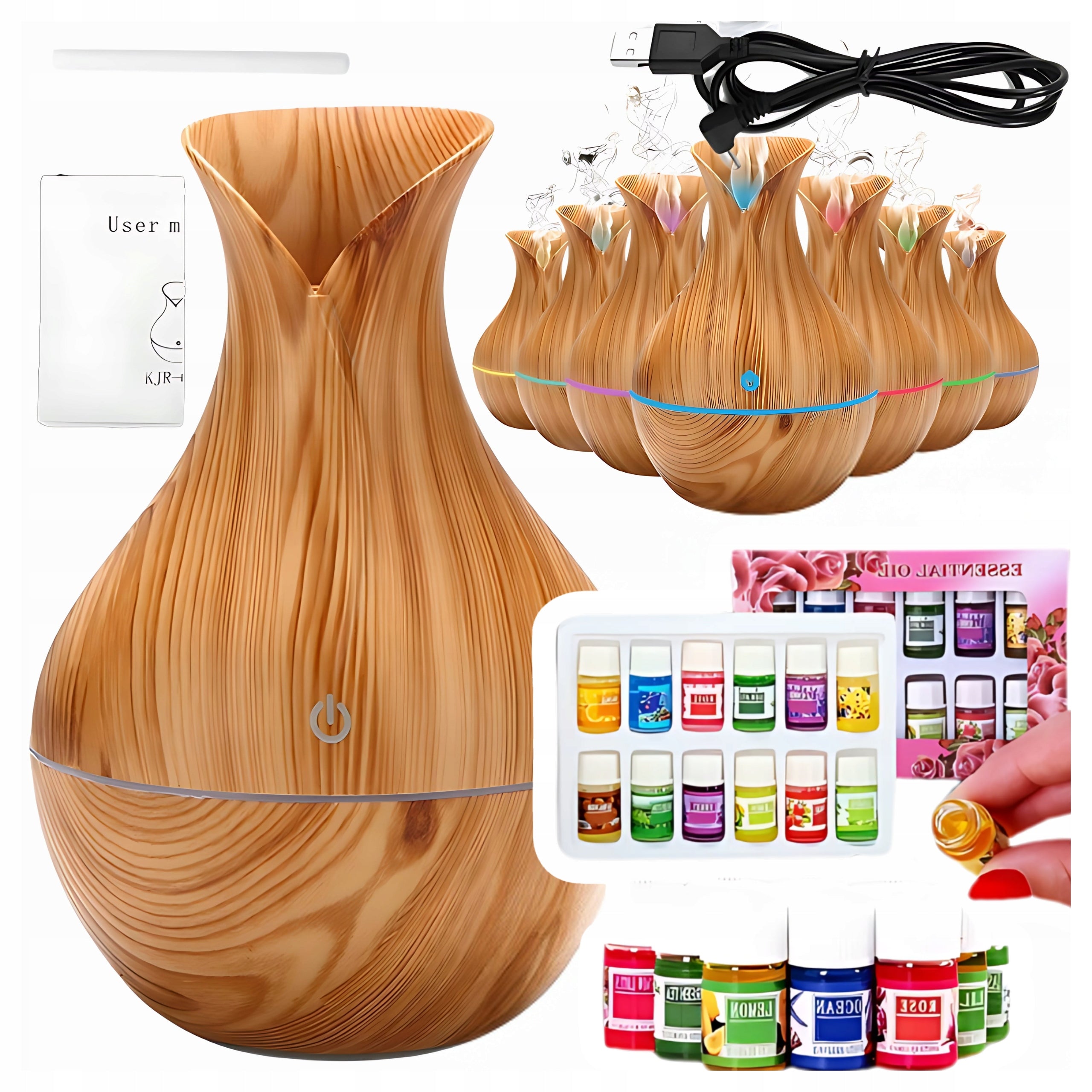 Air Humidifier Fragrance Diffuser for Essential Oils Backlight