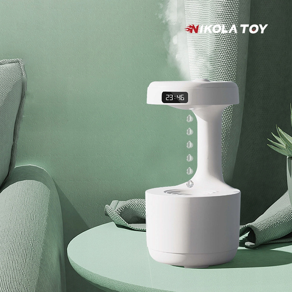 Air Humidifier Ultrasonic Antigravity LED Aromatherapy Diffuser Packaging status original